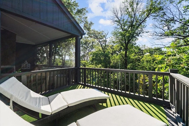 5400 Hillsboro Pike, Nashville, TN 37215 - view of wooden deck