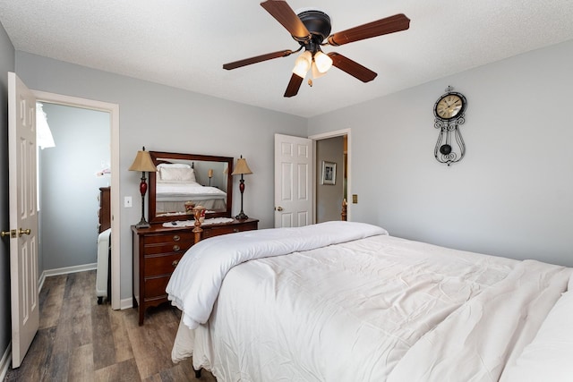 1113 Jacksons Valley Rd, Hermitage, TN 37076 - bedroom with wood finished floors and a ceiling fan