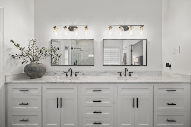 5517 Nevil Pt, Brentwood, TN 37027 - full bath with a shower stall and double vanity