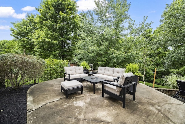 5517 Nevil Pt, Brentwood, TN 37027 - view of patio / terrace featuring an outdoor living space