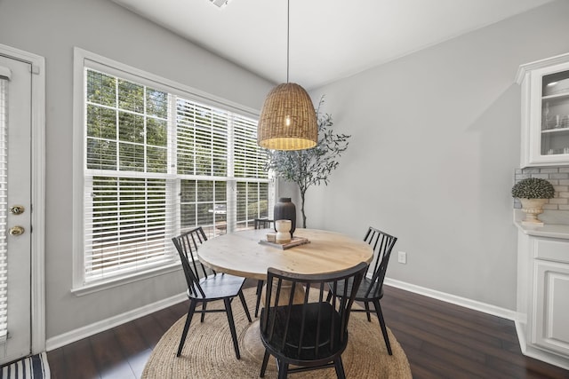 5517 Nevil Pt, Brentwood, TN 37027 - dining space with baseboards and dark wood-style flooring