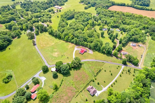 4499 Benson Rd, Springfield, TN 37172 - aerial view of sparsely populated area