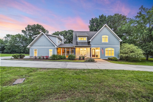 2107 Kidd Rd, Nolensville, TN 37135 - view of front of house featuring a front yard and a porch
