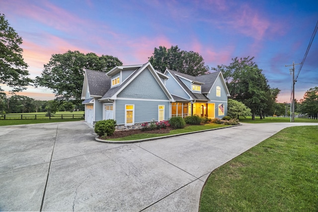 2107 Kidd Rd, Nolensville, TN 37135 - view of front of property featuring driveway and a garage
