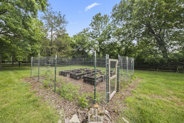 2107 Kidd Rd, Nolensville, TN 37135 - view of yard featuring a vegetable garden