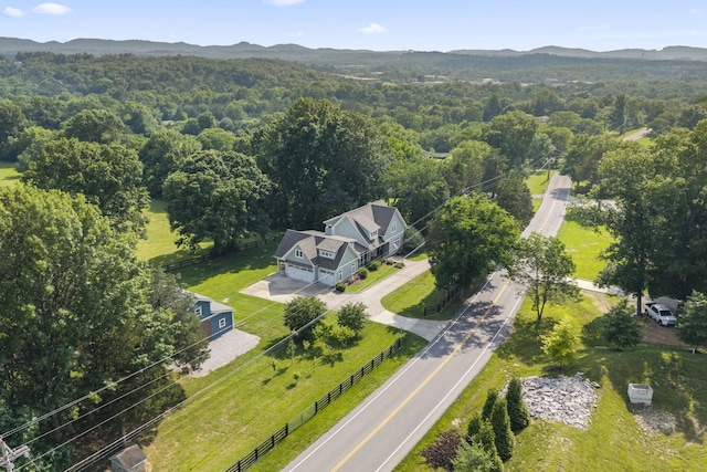 2107 Kidd Rd, Nolensville, TN 37135 - view from above of property with mountains and a forest