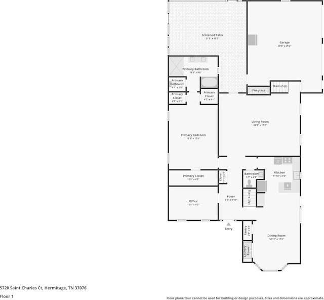 5720 Saint Charles Ct, Hermitage, TN 37076 - floor plan / room layout