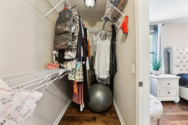 5720 Saint Charles Ct, Hermitage, TN 37076 - walk in closet featuring wood finished floors