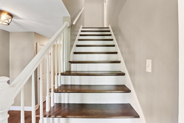 5720 Saint Charles Ct, Hermitage, TN 37076 - stairs with wood finished floors