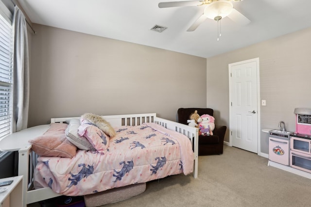 5720 Saint Charles Ct, Hermitage, TN 37076 - carpeted bedroom featuring ceiling fan