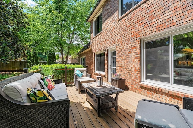 440 Ridgestone Dr, Franklin, TN 37064 - deck with outdoor lounge area