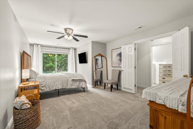 440 Ridgestone Dr, Franklin, TN 37064 - bedroom featuring carpet and a ceiling fan