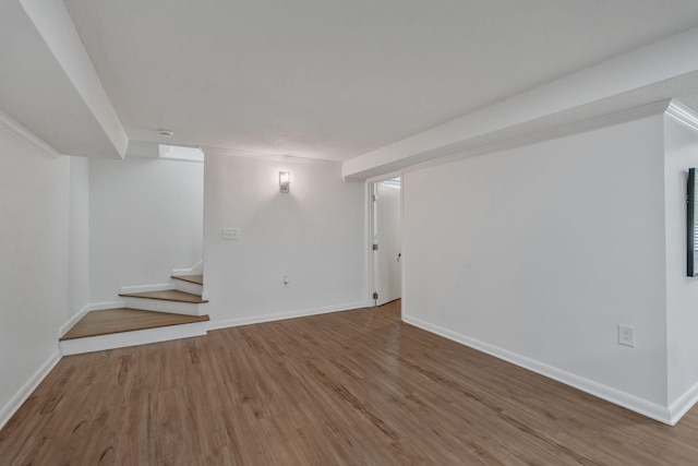 933 Percy Warner Blvd, Nashville, TN 37205 - finished below grade area featuring wood finished floors, stairs, and baseboards