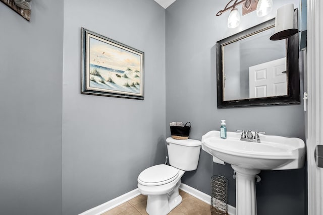116 Macy Ct, Christiana, TN 37037 - bathroom with toilet, tile patterned floors, and baseboards