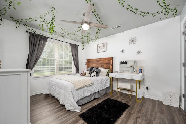 116 Macy Ct, Christiana, TN 37037 - bedroom featuring wood finished floors, baseboards, and a ceiling fan
