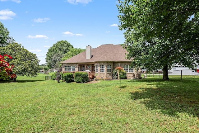 116 Macy Ct, Christiana, TN 37037 - view of front of property with a chimney and brick siding