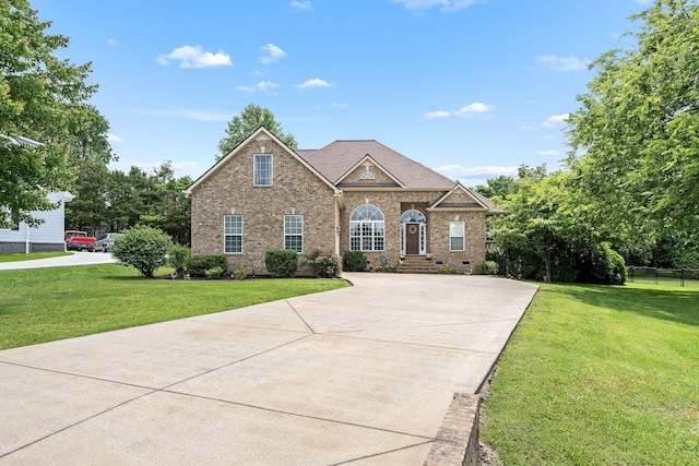 116 Macy Ct, Christiana, TN 37037 - colonial house with brick siding and concrete driveway