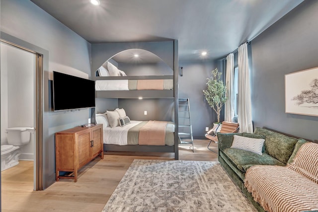 603 51st Ave, Nashville, TN 37209 - bedroom with wood finished floors, recessed lighting, and baseboards