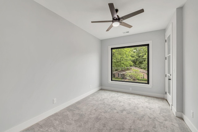415 S University St, Murfreesboro, TN 37130 - carpeted spare room with a ceiling fan and baseboards
