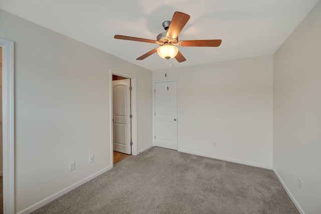133 Cobblestone Place Dr, Goodlettsville, TN 37072 - unfurnished bedroom with carpet flooring, baseboards, and a ceiling fan