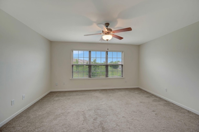 133 Cobblestone Place Dr, Goodlettsville, TN 37072 - spare room with a ceiling fan, carpet floors, and baseboards