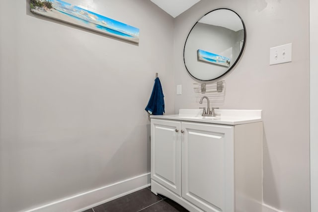 1818 Morningside Ave, Columbia, TN 38401 - bathroom featuring tile patterned flooring, vanity, and baseboards