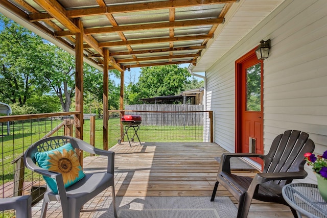 1818 Morningside Ave, Columbia, TN 38401 - wooden deck featuring area for grilling