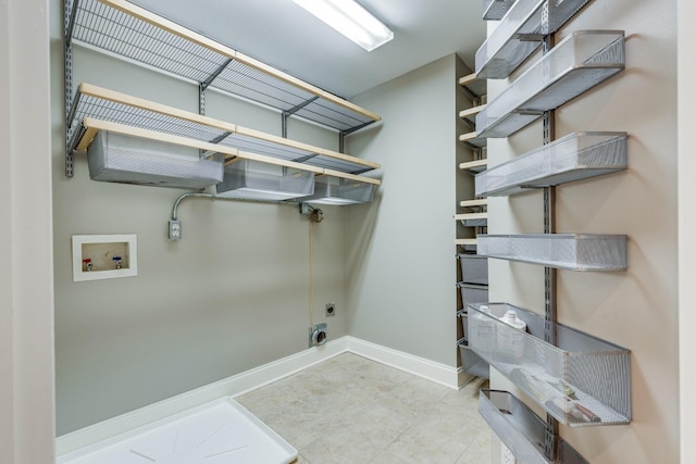 3201 Aspen Grove Dr Unit M4, Franklin, TN 37067 - laundry area with electric dryer hookup, washer hookup, and baseboards