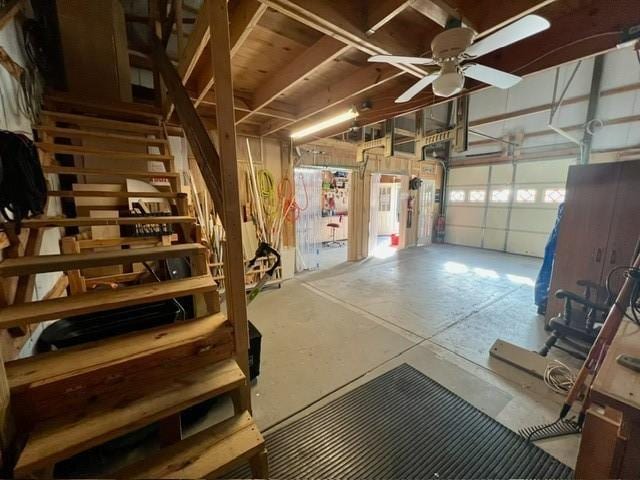 4312 Seminary Rd, Smyrna, TN 37167 - garage featuring ceiling fan
