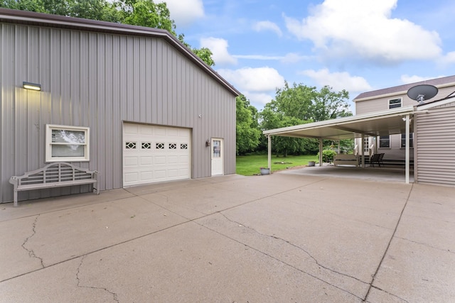 4312 Seminary Rd, Smyrna, TN 37167 - detached garage with concrete driveway