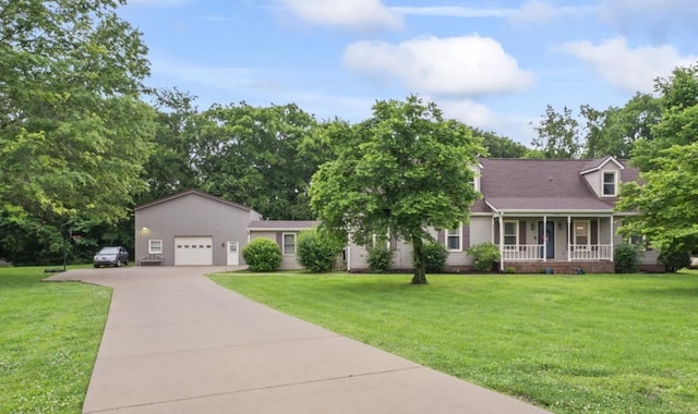 4312 Seminary Rd, Smyrna, TN 37167 - view of front of house featuring a porch and a front yard