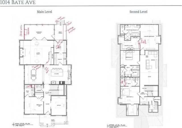 1014 Bate Ave, Nashville, TN 37204 - view of floor plan / room layout
