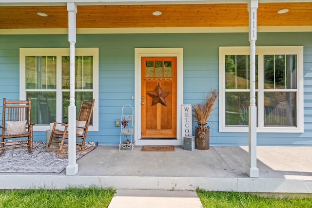 111 Madeleine Way, Kingston Springs, TN 37082 - entrance to property with a porch