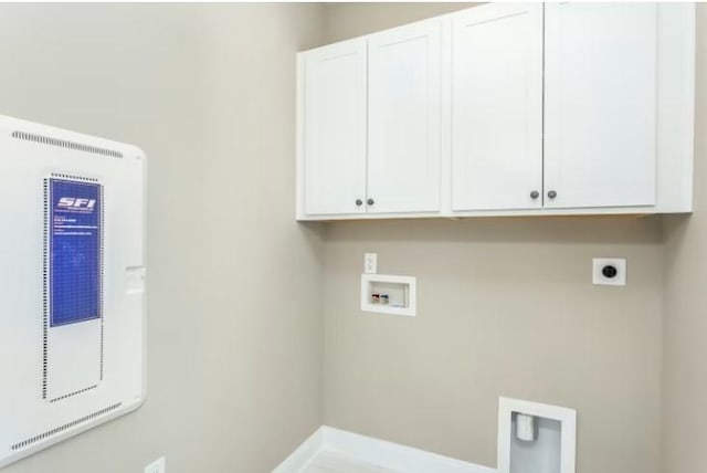 325 Sharp Way, Murfreesboro, TN 37128 - laundry area featuring washer hookup, cabinet space, electric dryer hookup, and baseboards
