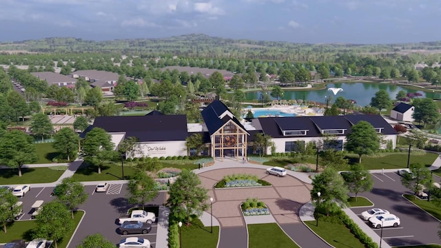 325 Sharp Way, Murfreesboro, TN 37128 - aerial view of a large body of water and a pool area