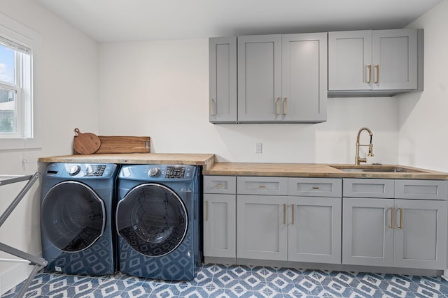 904 Park Crest Ct, Mount Juliet, TN 37122 - laundry area with washing machine and clothes dryer and cabinet space