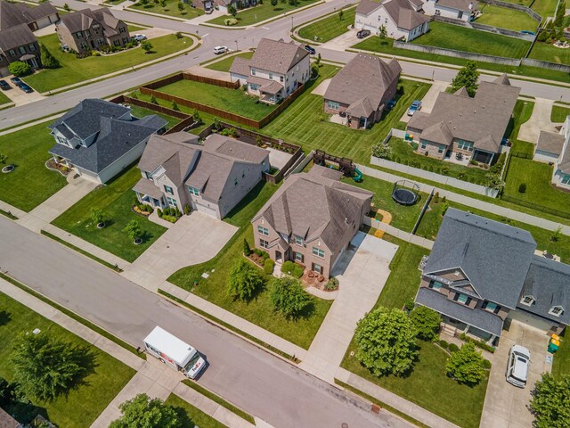 705 Rain Meadow Ct, Spring Hill, TN 37174 - aerial overview of property's location featuring nearby suburban area
