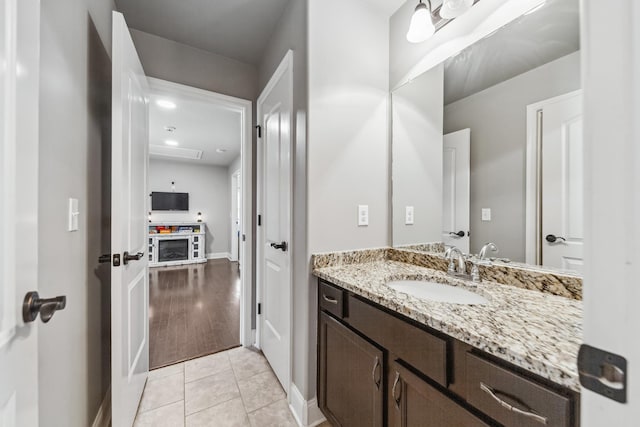 705 Rain Meadow Ct, Spring Hill, TN 37174 - bathroom featuring vanity and tile patterned flooring