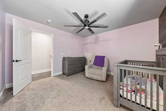 705 Rain Meadow Ct, Spring Hill, TN 37174 - carpeted bedroom featuring baseboards and a ceiling fan