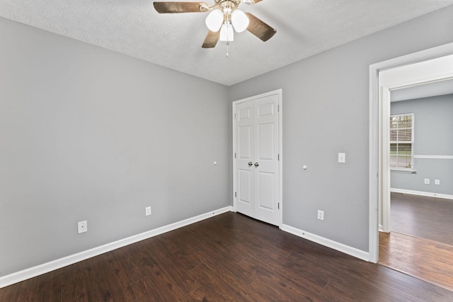 1090 Sugarberry Ln, Springfield, TN 37172 - unfurnished bedroom featuring wood finished floors, baseboards, and a ceiling fan