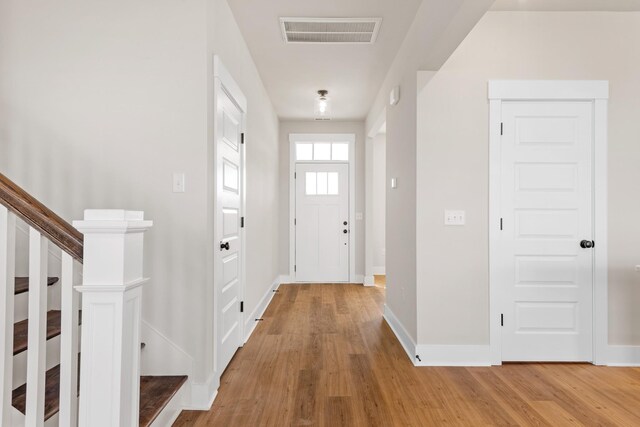 2416 Burton Dr, White House, TN 37188 - entryway featuring light wood finished floors and baseboards