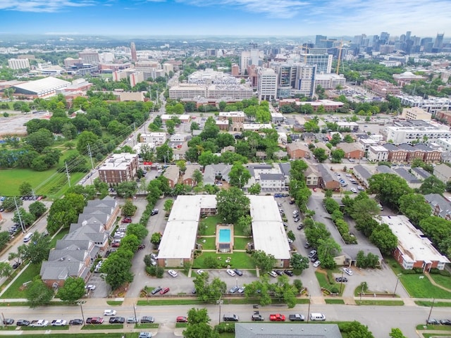2134 Fairfax Ave Unit A1, Nashville, TN 37212 - aerial view of property and surrounding area featuring nearby urban area
