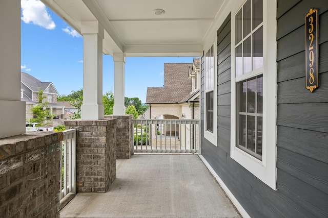3298 Vinemont Dr, Thompsons Station, TN 37179 - view of covered porch