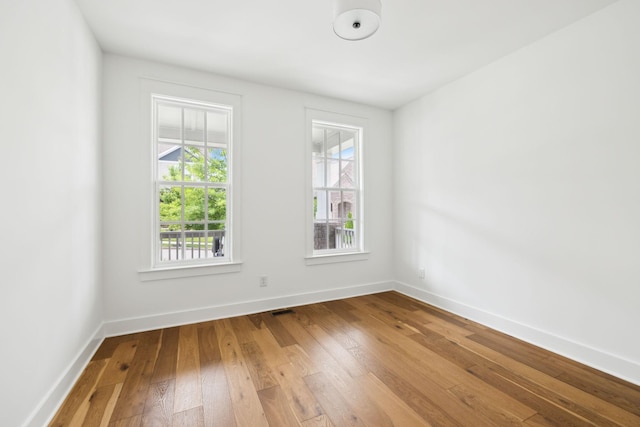3298 Vinemont Dr, Thompsons Station, TN 37179 - unfurnished room with hardwood / wood-style flooring and baseboards