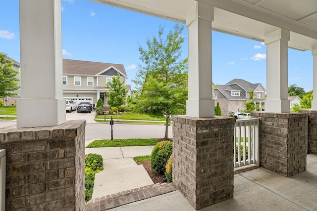 3298 Vinemont Dr, Thompsons Station, TN 37179 - porch with a residential view