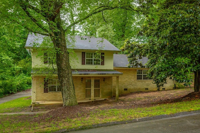 4510 Ravenwood Dr E, Chattanooga, TN 37415 - view of front of house with crawl space, brick siding, and roof with shingles