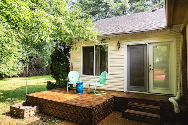 2014 Saddlebrook Dr, Murfreesboro, TN 37129 - wooden deck with a yard