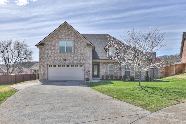 5502 Reflection Rd, Smyrna, TN 37167 - traditional home featuring brick siding, driveway, a garage, and roof with shingles
