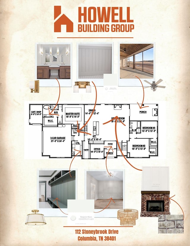 112 Stoneybrook Rd N, Columbia, TN 38401 - property floor plan