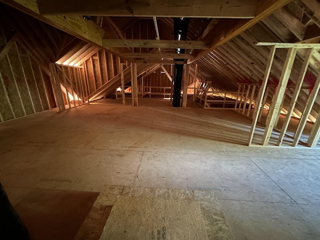 112 Stoneybrook Rd N, Columbia, TN 38401 - view of unfinished attic